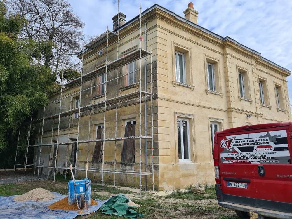 facade chantier